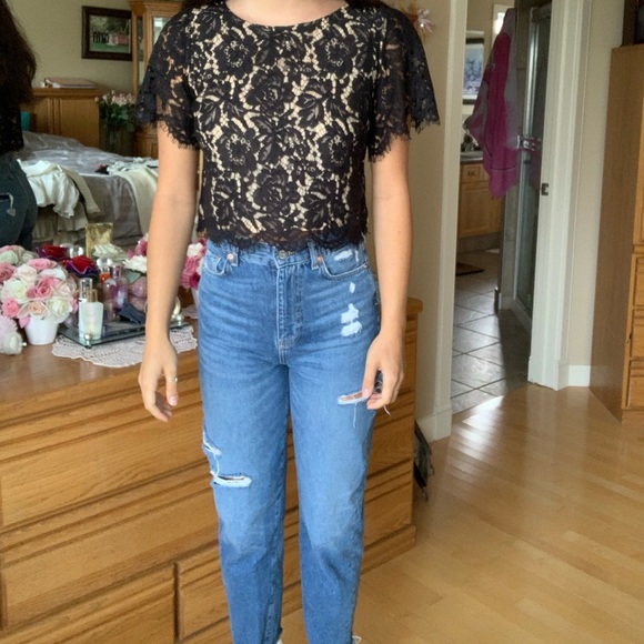 Lace dress shirt (M/L) - Picture 6 of 6